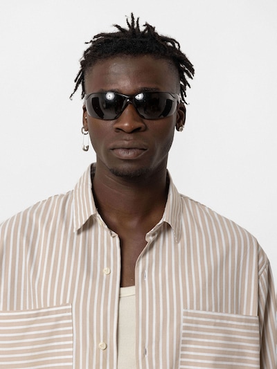 VAMOS CLO Button Up Shirt 'Everett' in Beige / White, Item view