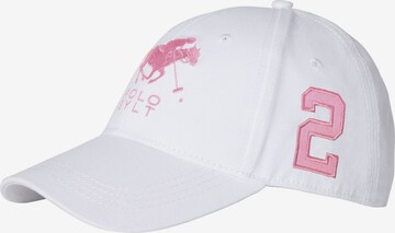 Polo Sylt Cap in White: front