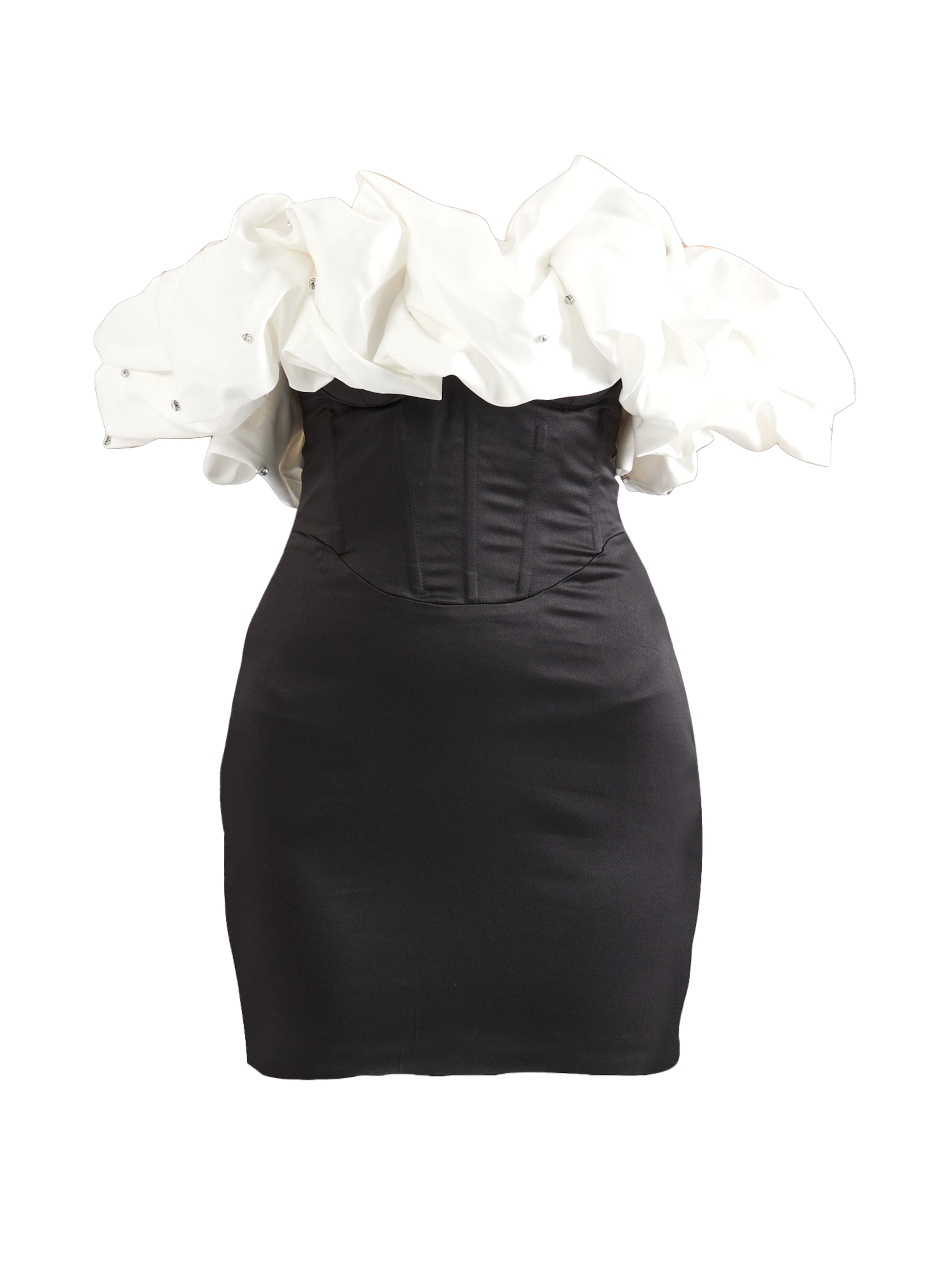 Misspap Šaty - Čierna: predná strana