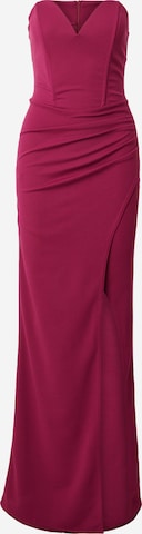 WAL G. Βραδινό φόρεμα 'YASMIN' σε ροζ: μπροστά