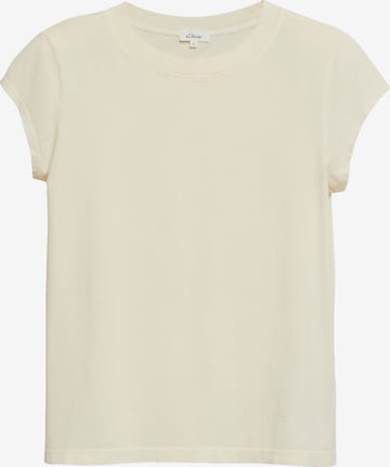 s.Oliver Shirt in Beige: voorkant