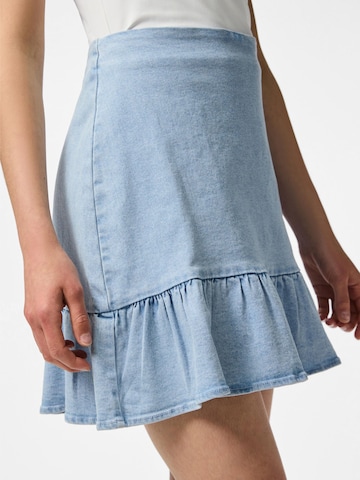PIECES Skirt 'PCMONICA' in Blue