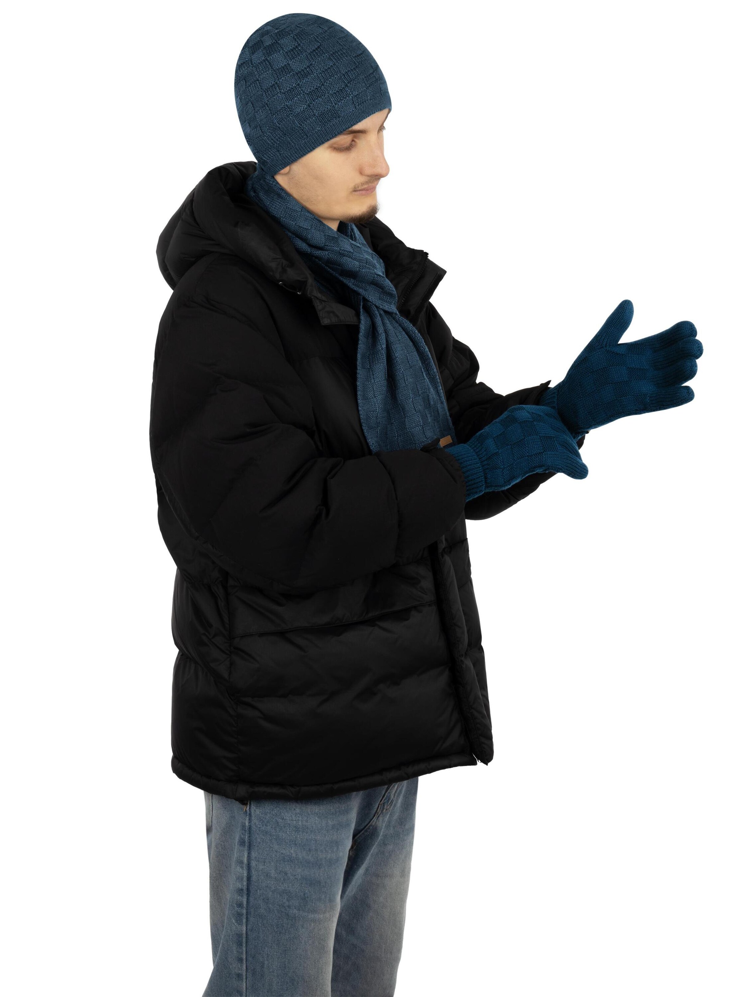 normani Vingerhandschoenen in Blauw