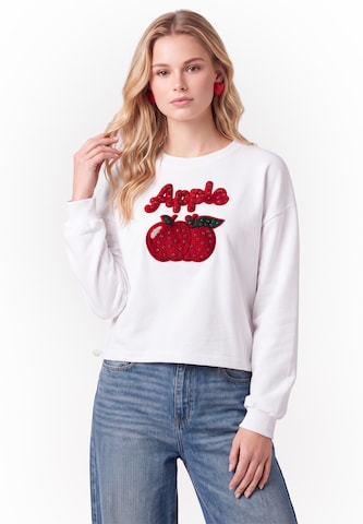 MYMO - Sweatshirt em branco: frente
