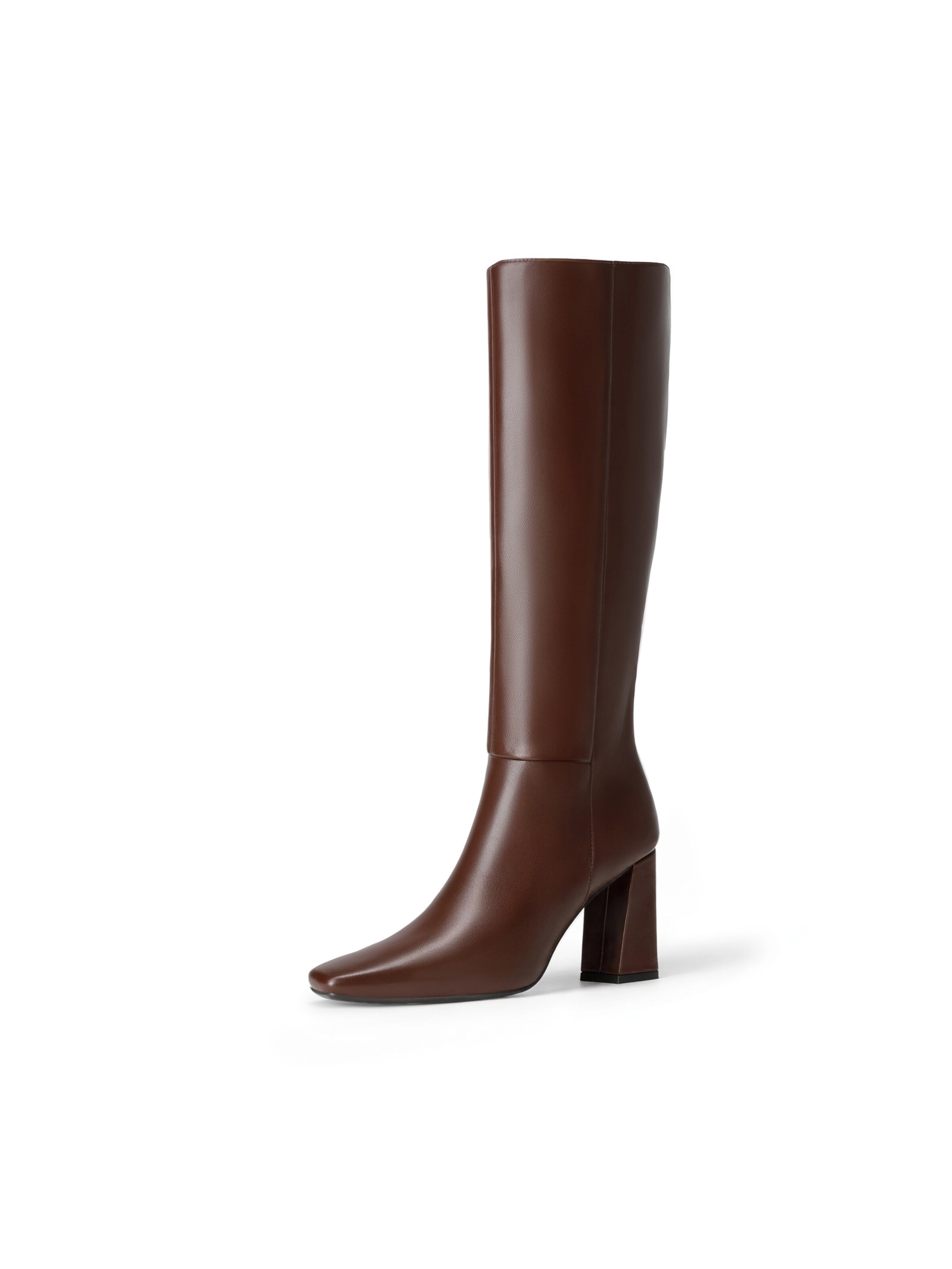 Bottes à lacets Dream Pairs en marron : devant