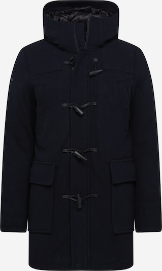 Superdry Manteau mi-saison en bleu nuit, Vue avec produit