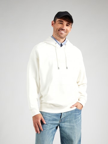 GUESS JEANS Sweatshirt i vit: framsida