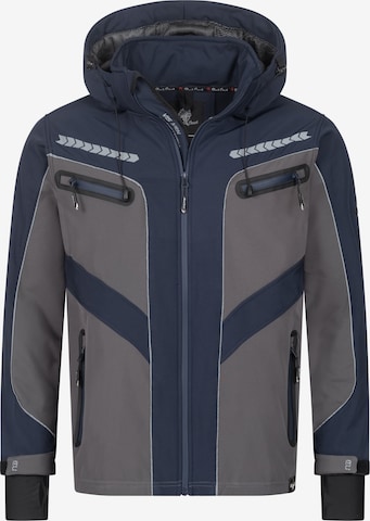 Rock Creek Outdoorjacke in Blau: Vorderseite