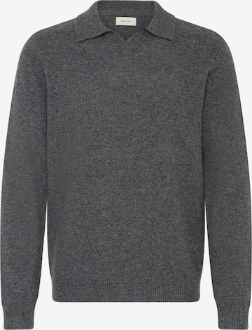 BLEND Strickpullover 'BHBRANKO' in Grau: Vorderseite