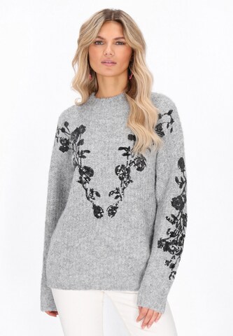 usha FESTIVAL - Pullover em cinzento: frente