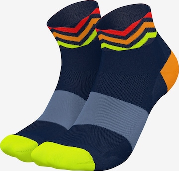 INCYLENCE Athletic Socks 'WAVES SHORT' in Blue: front
