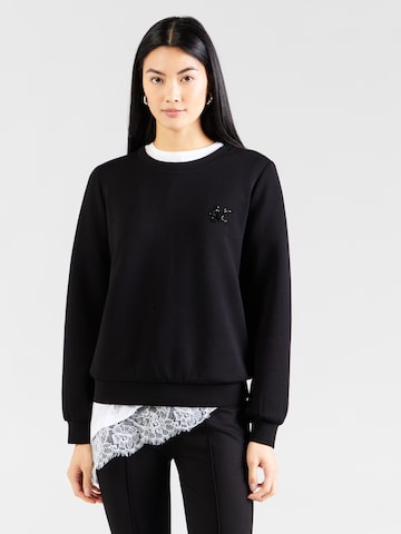 Liu Jo Sweatshirt 'CHIUSA' i sort: forside