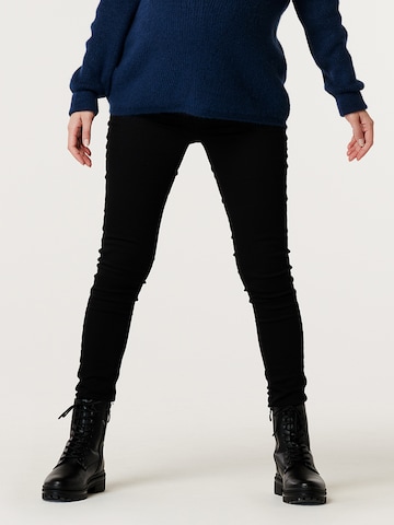 Esprit Maternity Skinny Fit Джегингс в черно: отпред