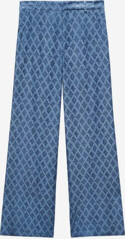 MANGO TEEN Loose fit Pants 'Apatitap' in Blue: front