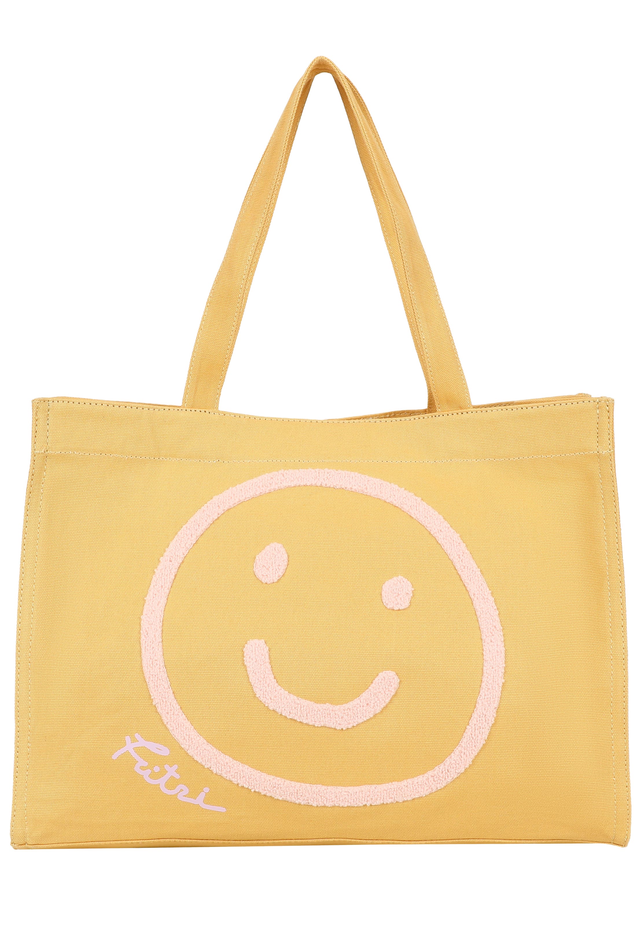 Fritzi aus Preußen Shopper 'Easy01 Limited Smile' in Gelb: Vorderseite