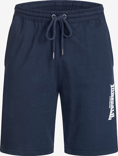 LONSDALE Housut 'Fringford' koossa 38 värissä laivastonsininen / valkoinen, Tuotenäkymä