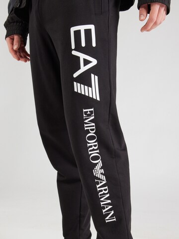 Effilé Pantalon EA7 Emporio Armani en noir