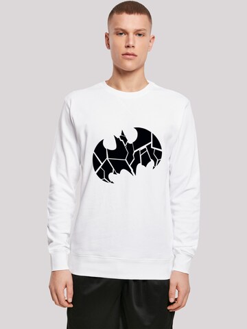 F4NT4STIC Sweatshirt 'DC Comics Batman' in Wit: voorkant