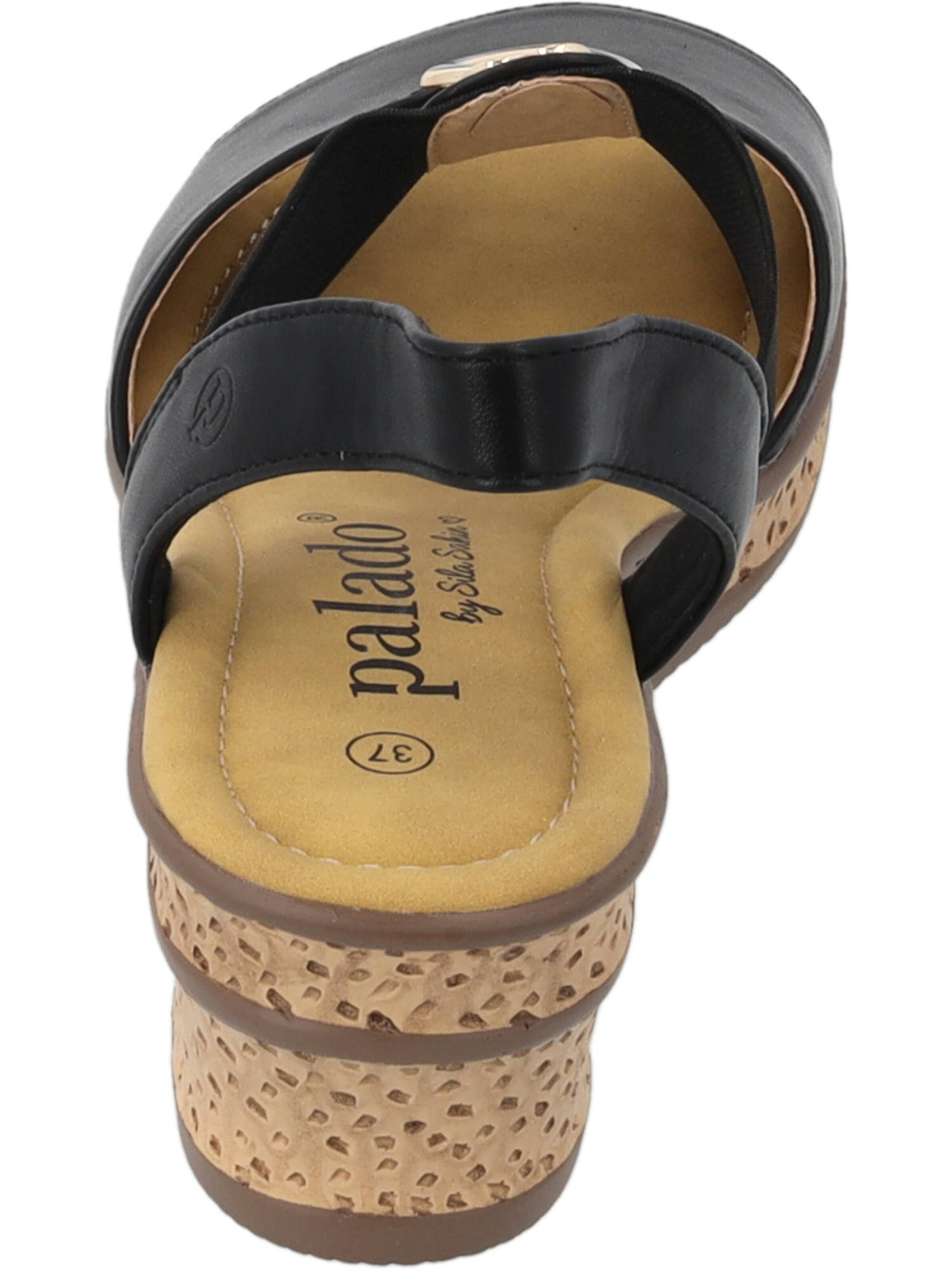 Palado by Sila Sahin Sandaal 'Selri' in Zwart