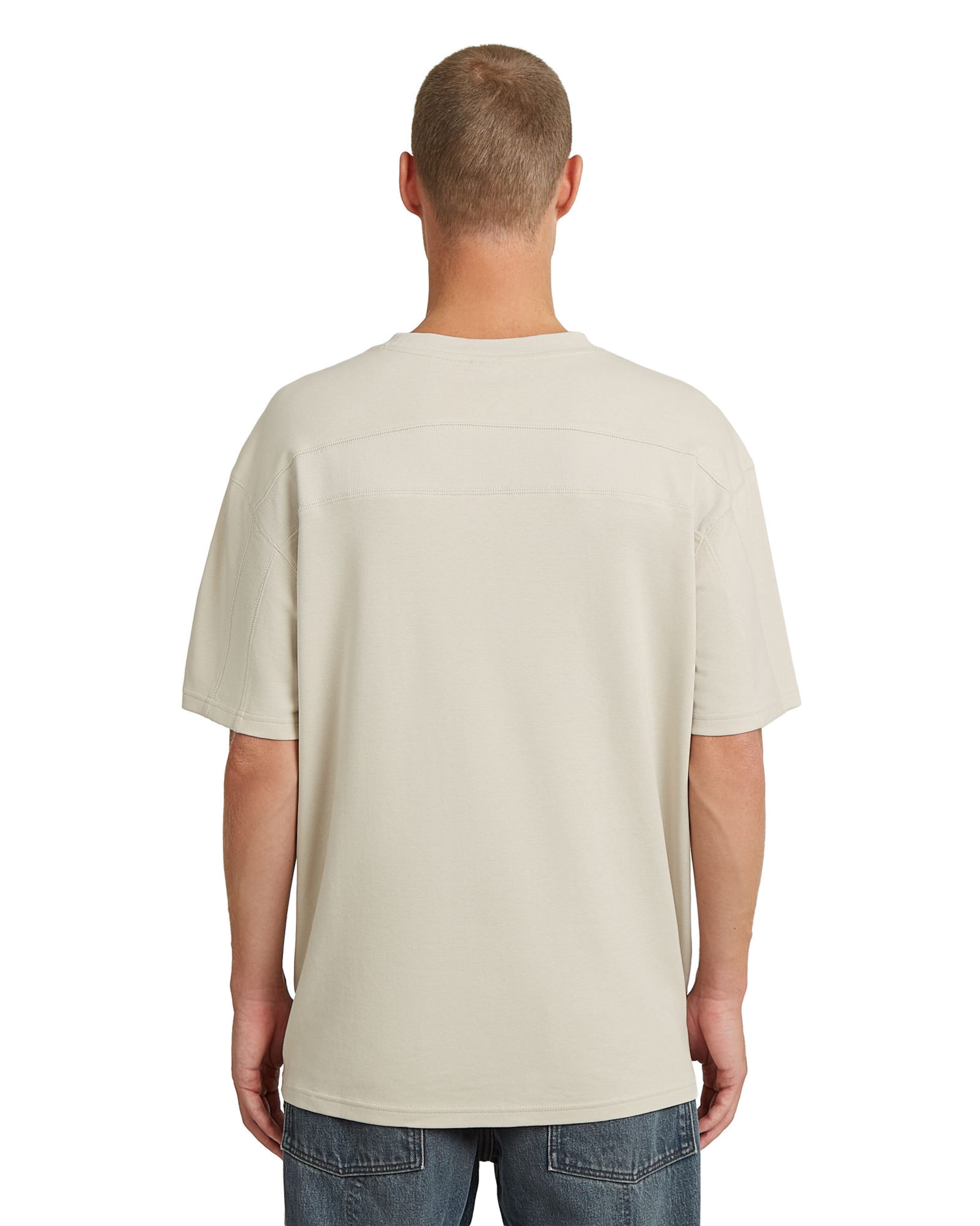 G-STAR Shirt 'Rib Insert Relaxed' in White