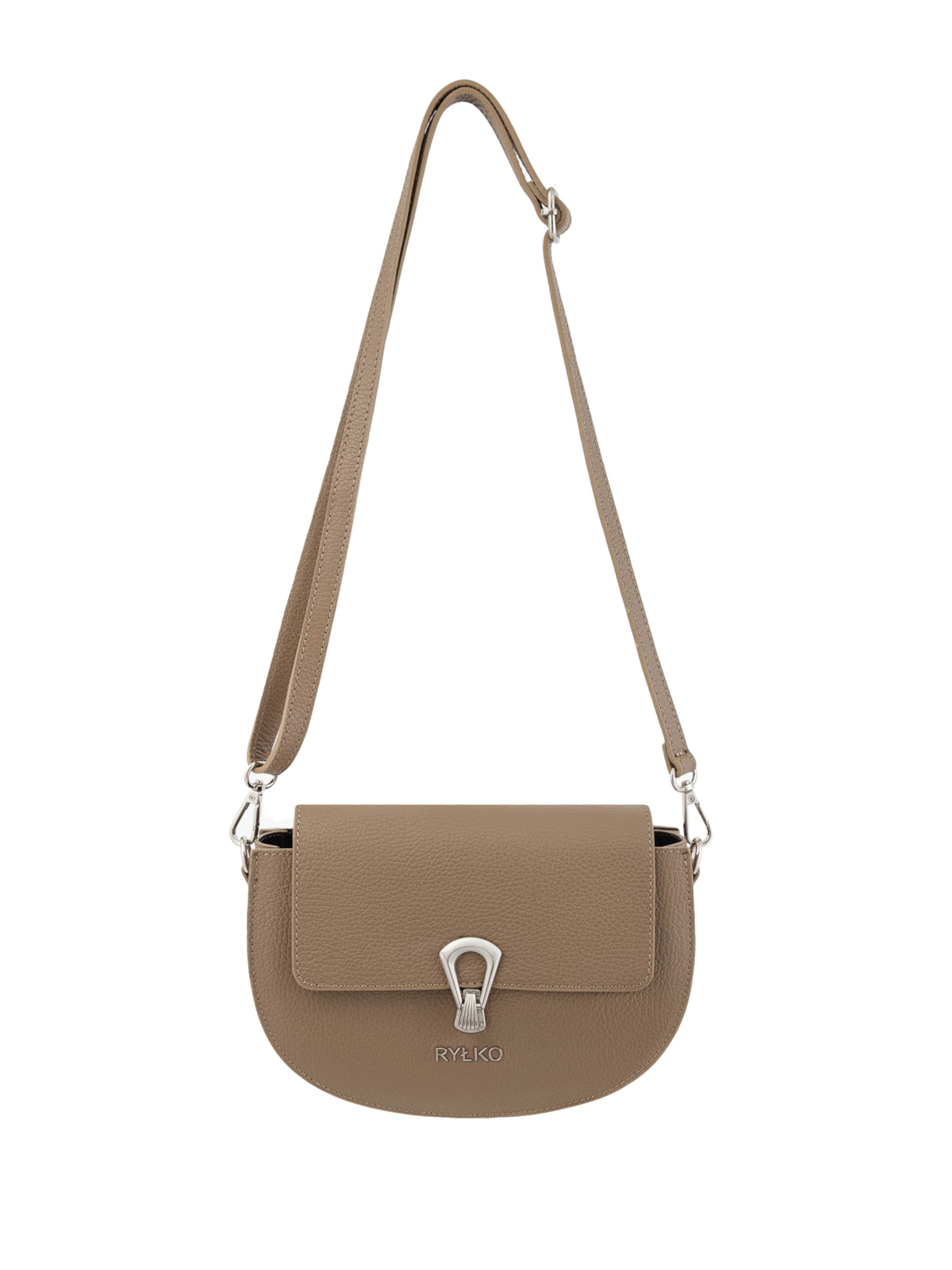 Geantă de umăr de la RYLKO pe bej: față