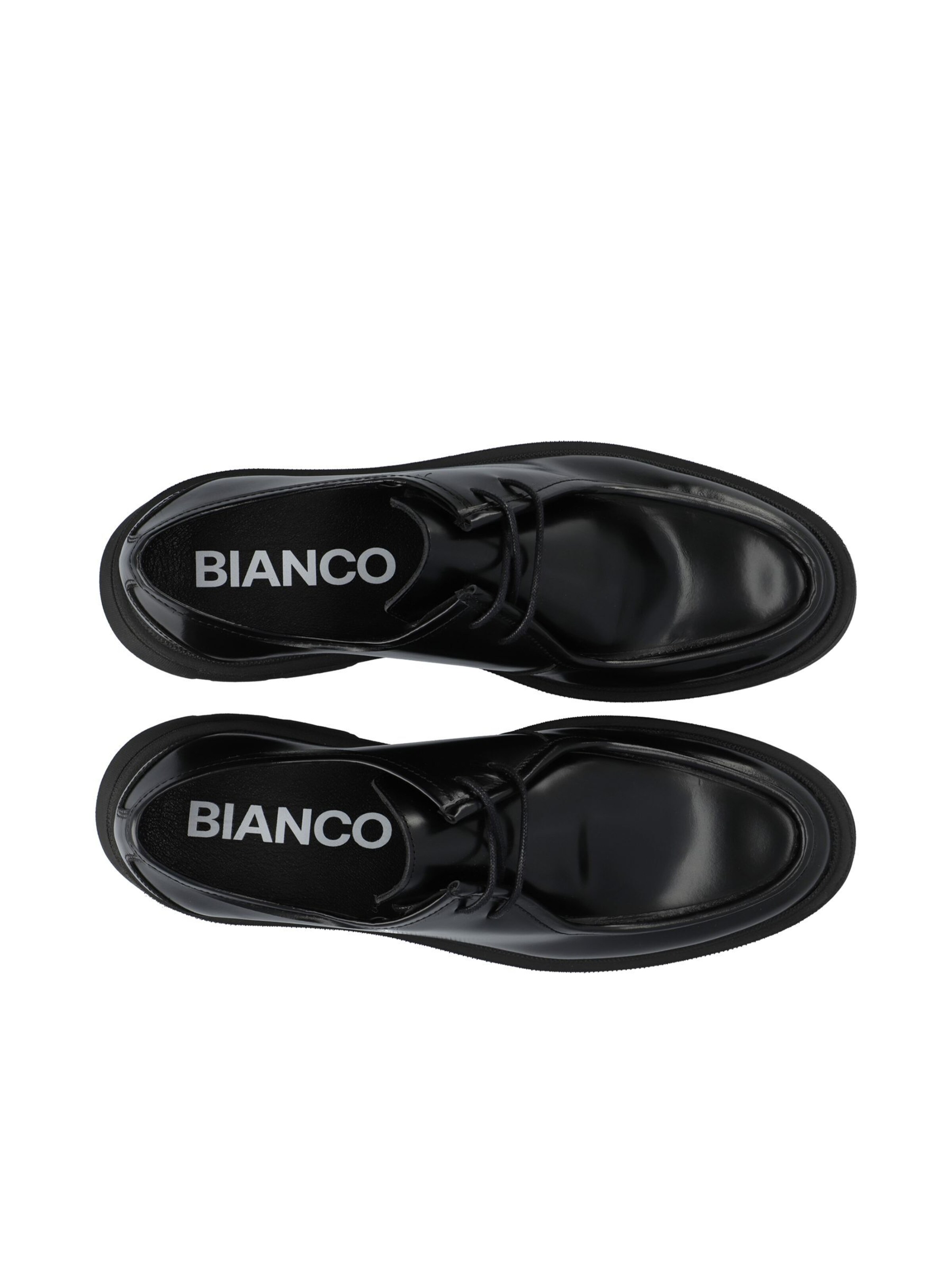 Scarpa stringata di Bianco in nero