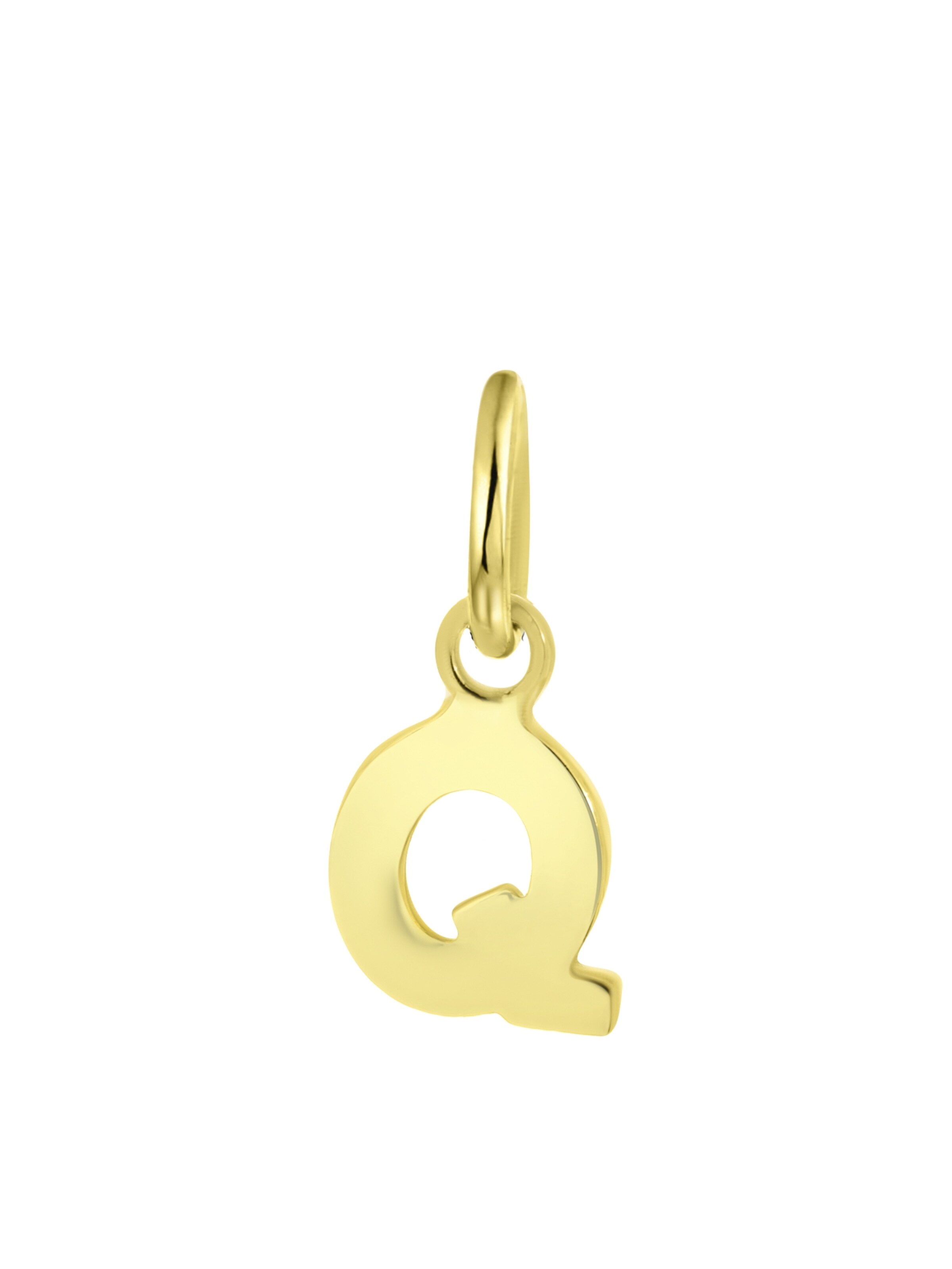 Lucardi Pendant in Gold: front