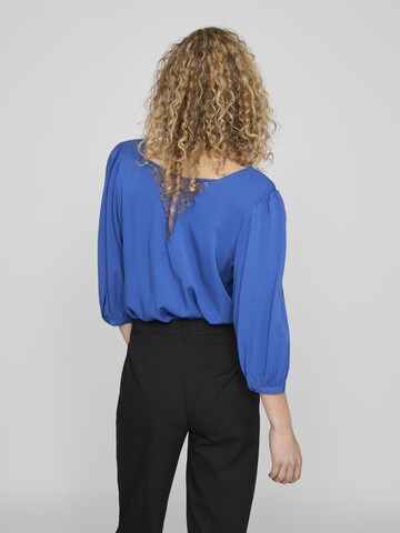 VILA Blouse in Blauw