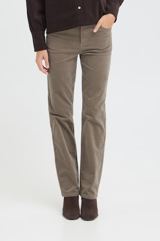 Pulz Broek in Beige: voorkant