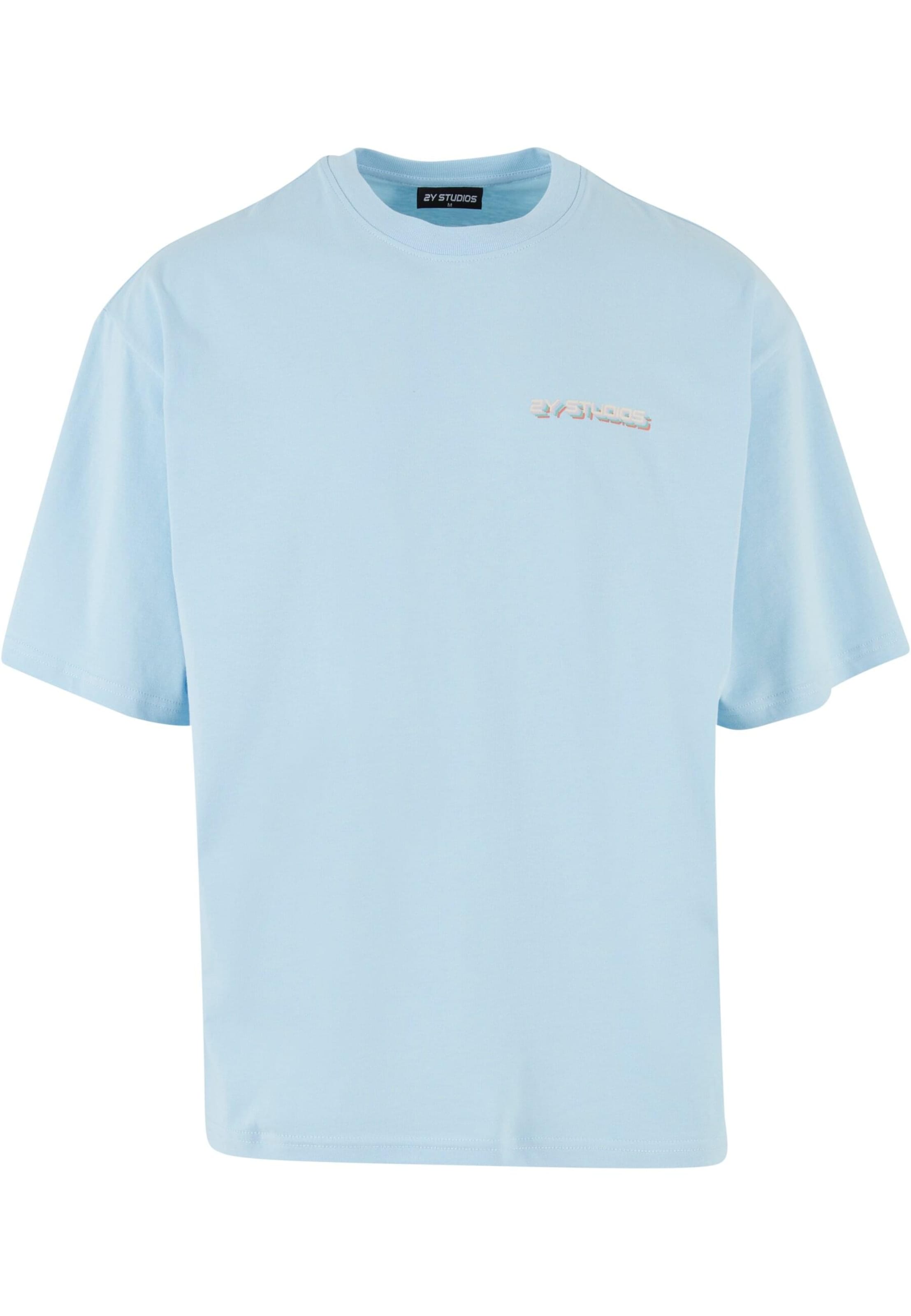 Maglietta 'Good Vibes Only' di 2Y Studios in blu: frontale