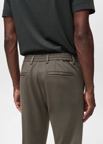 MANGO MAN Slimfit Hose 'Polen' in Grau