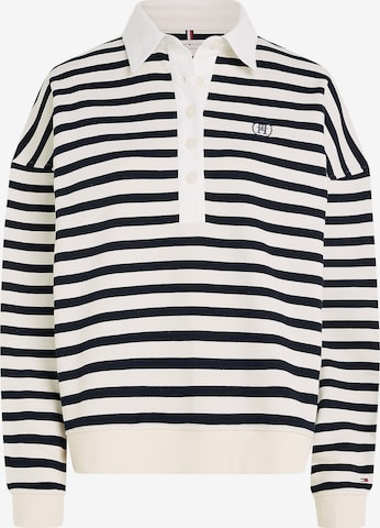 Sweat-shirt TOMMY HILFIGER en blanc : devant