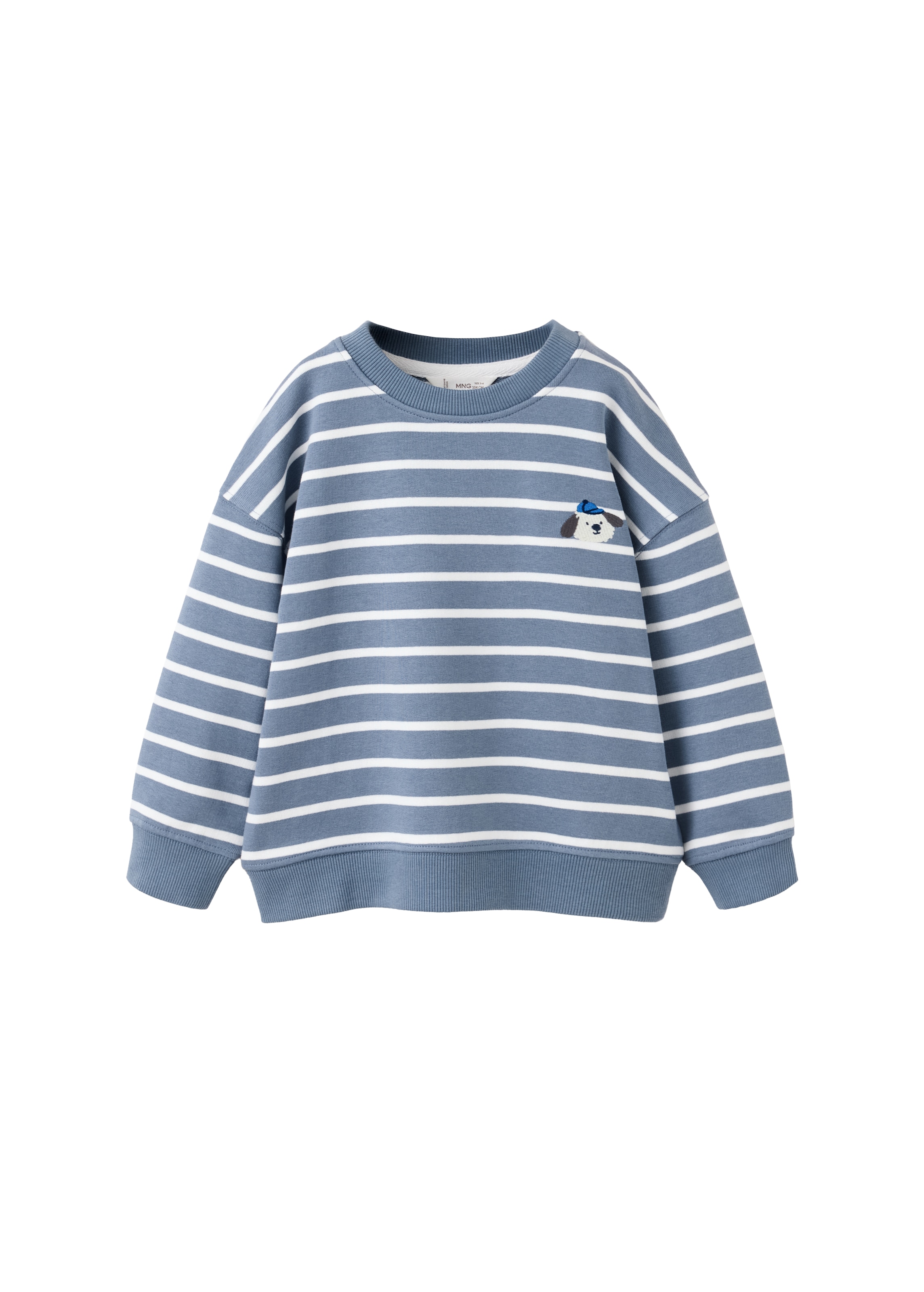 MANGO KIDS Sweater in 86 in Opal / White, Item view