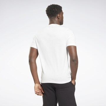 balta Reebok Sportiniai marškinėliai ' Identity Modern Camo'