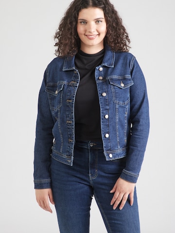 ONLY Carmakoma Between-Season Jacket 'CARWespa' in Blue: front