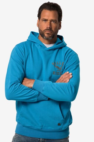 Sweat-shirt JP1880 en bleu : devant