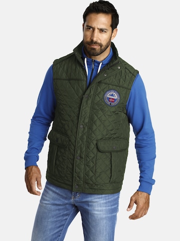 Jan Vanderstorm Vest 'Rodewin' in Green: front