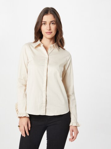 MOS MOSH Blouse in Beige: voorkant