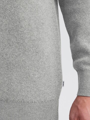 !Solid Gebreid vest 'Finto' in Grijs