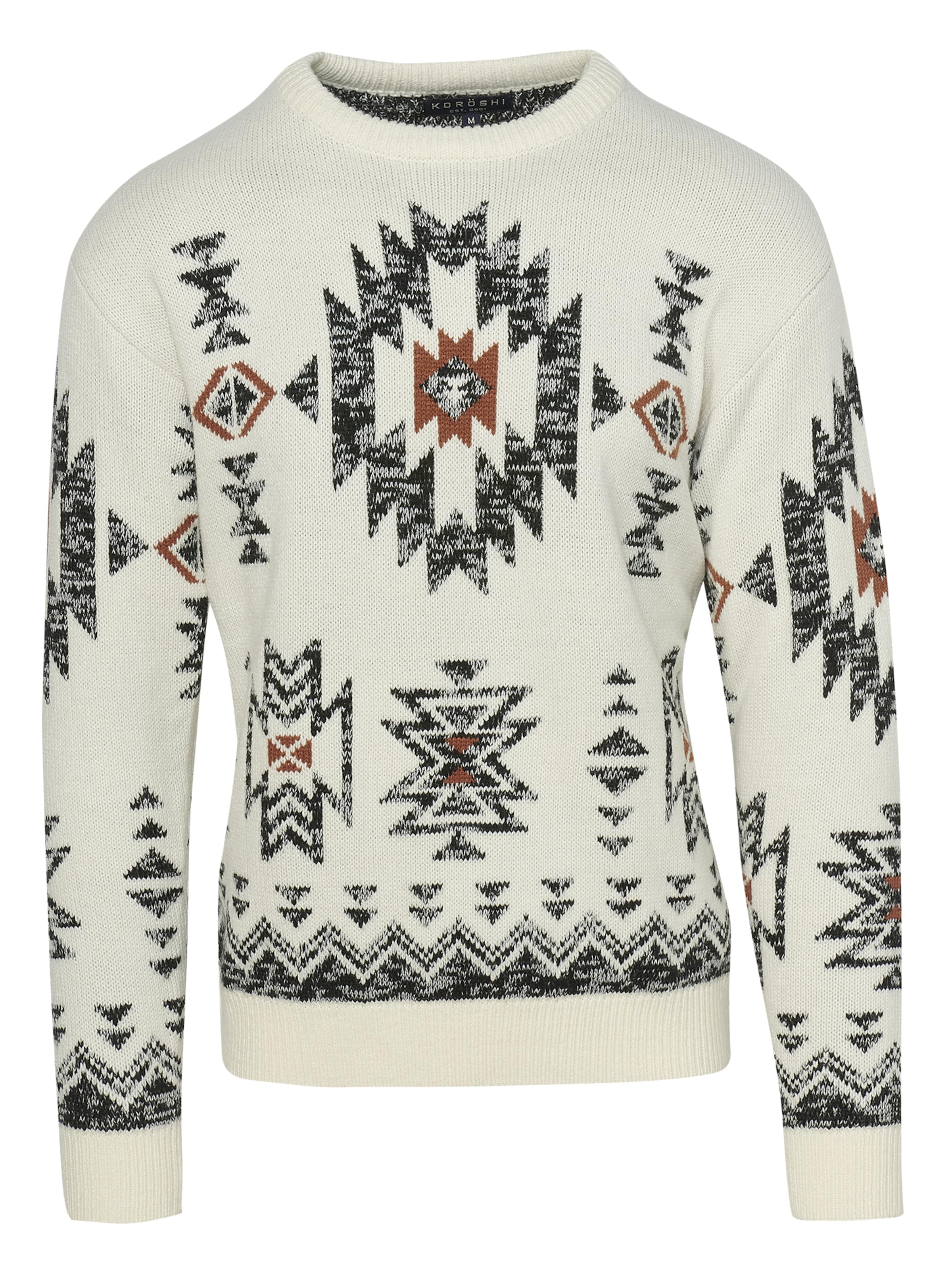 KOROSHI Trui in Wit: voorkant