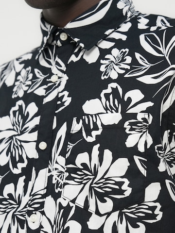 Regular fit Camicia 'JJETHAN' di JACK & JONES in nero