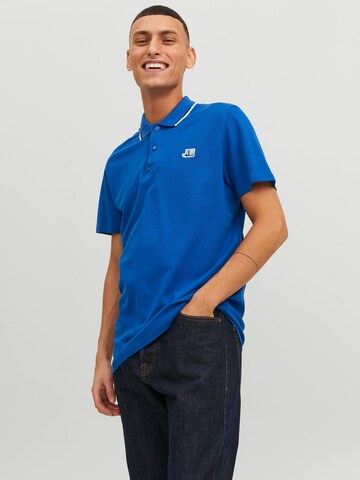 JACK & JONES Poloshirt 'Logan' in Blau: predná strana