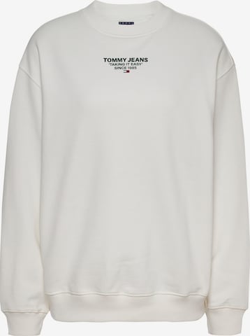 Tommy Jeans Collegepaita värissä beige: etupuoli