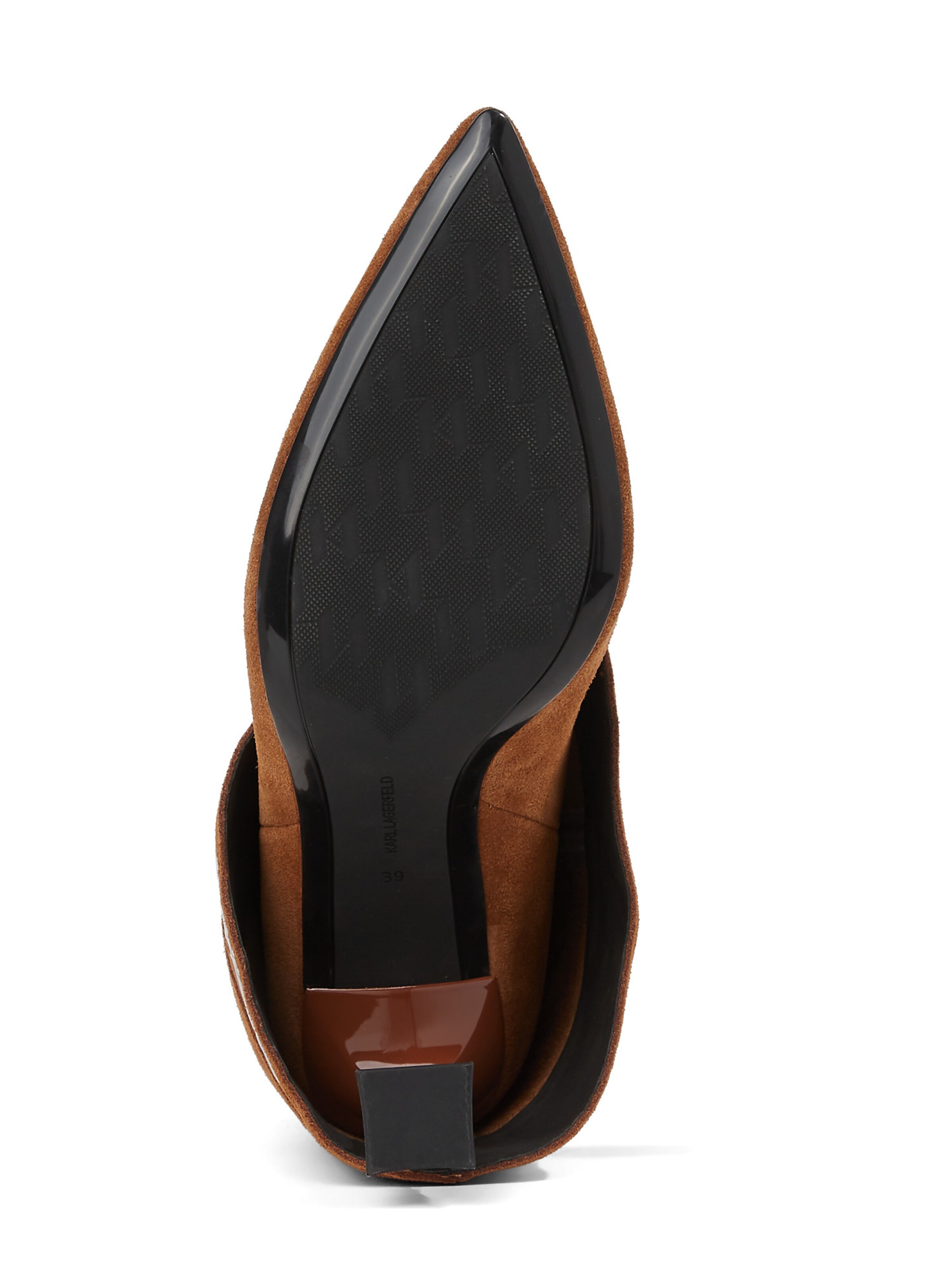 Karl Lagerfeld Μποτάκι σε καφέ