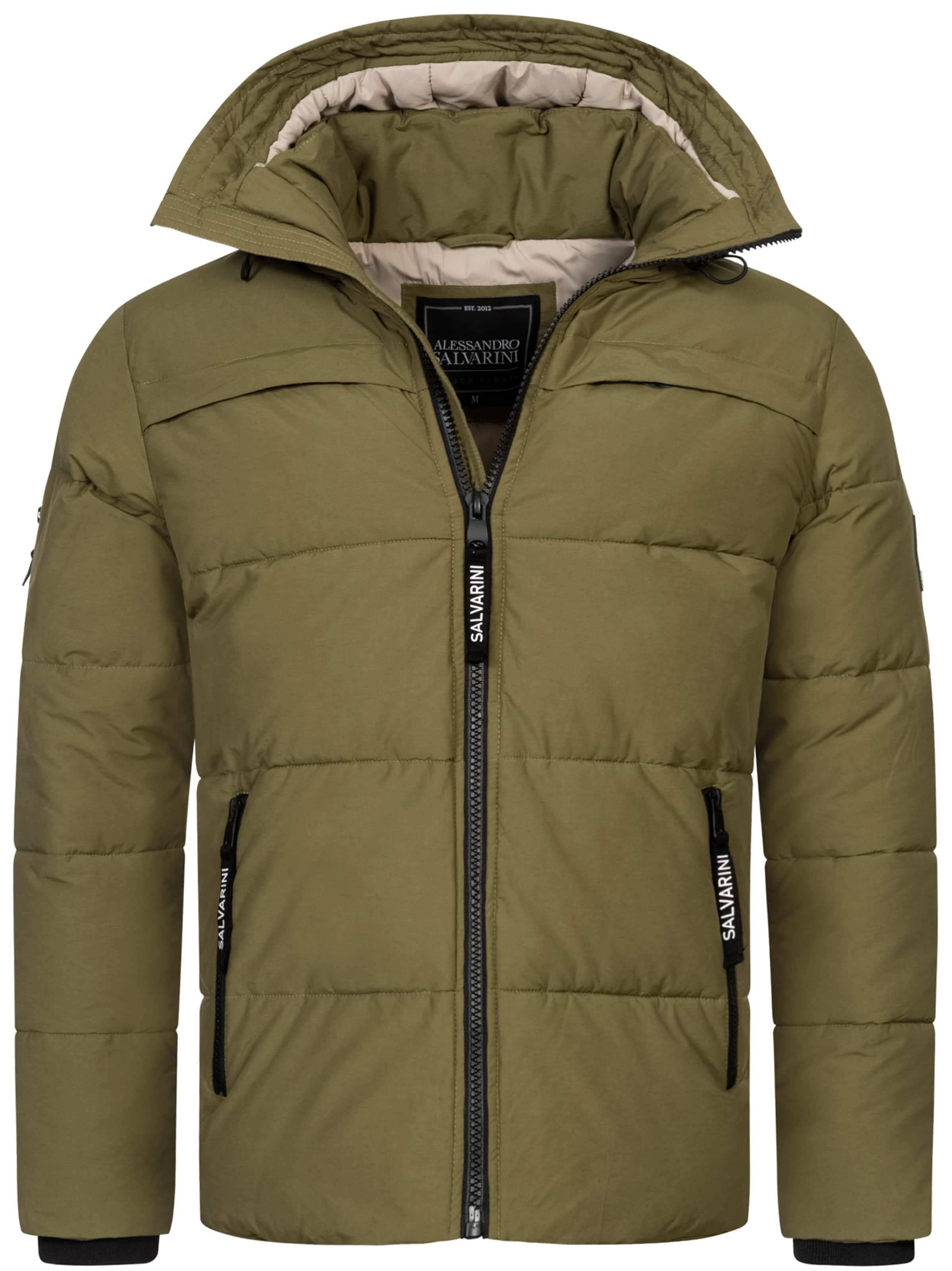 Alessandro Salvarini Winterjacke in Grün: Vorderseite