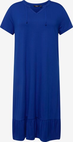 Robe Ulla Popken en bleu : devant