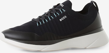 BOSS Black Sneakers low 'Dean' i blå: forside