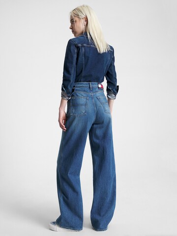 Tommy Jeans - Perna larga Calças de ganga 'Claire' em azul
