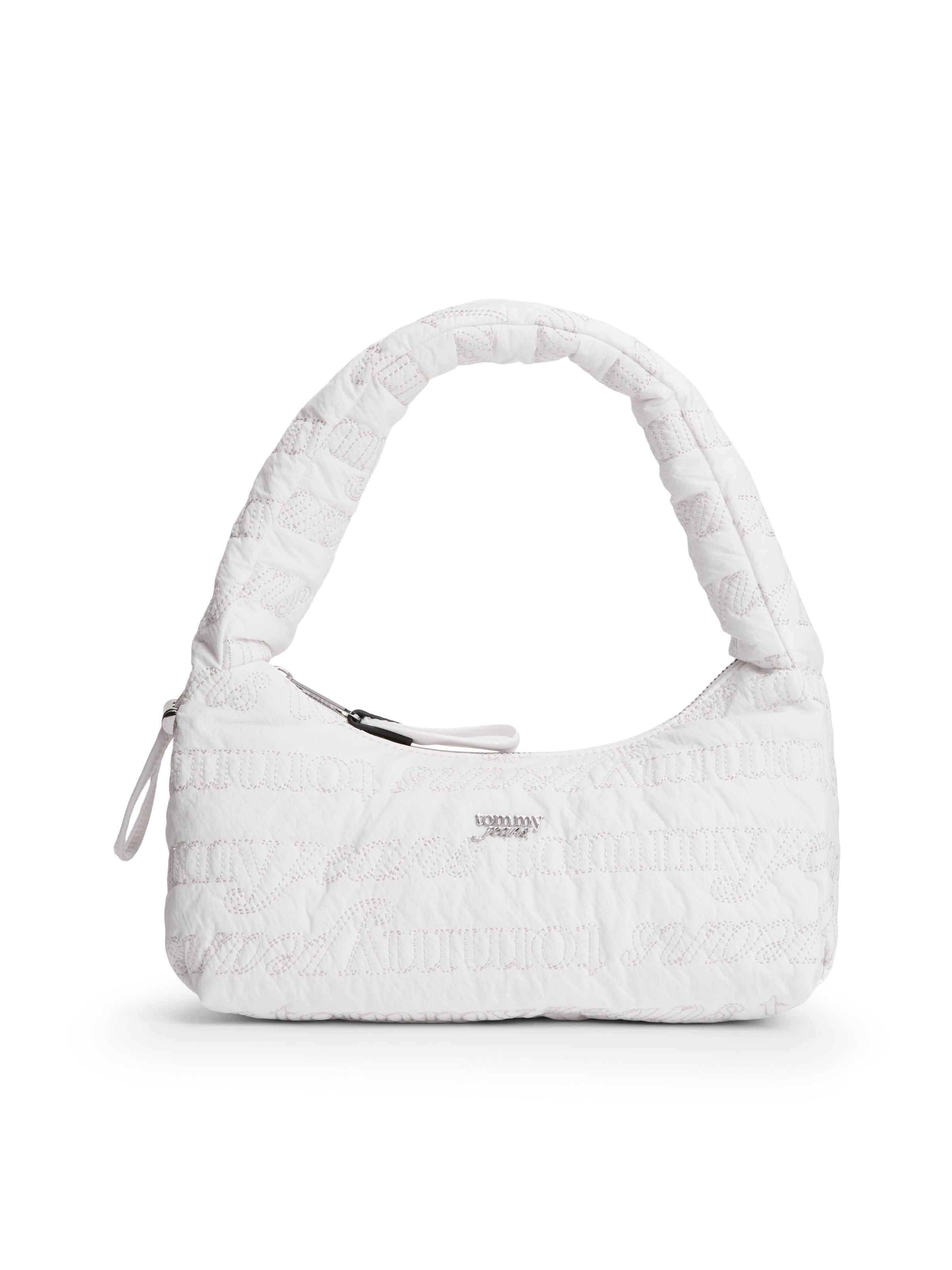 Tommy Jeans - Bolso de hombro en blanco: frente