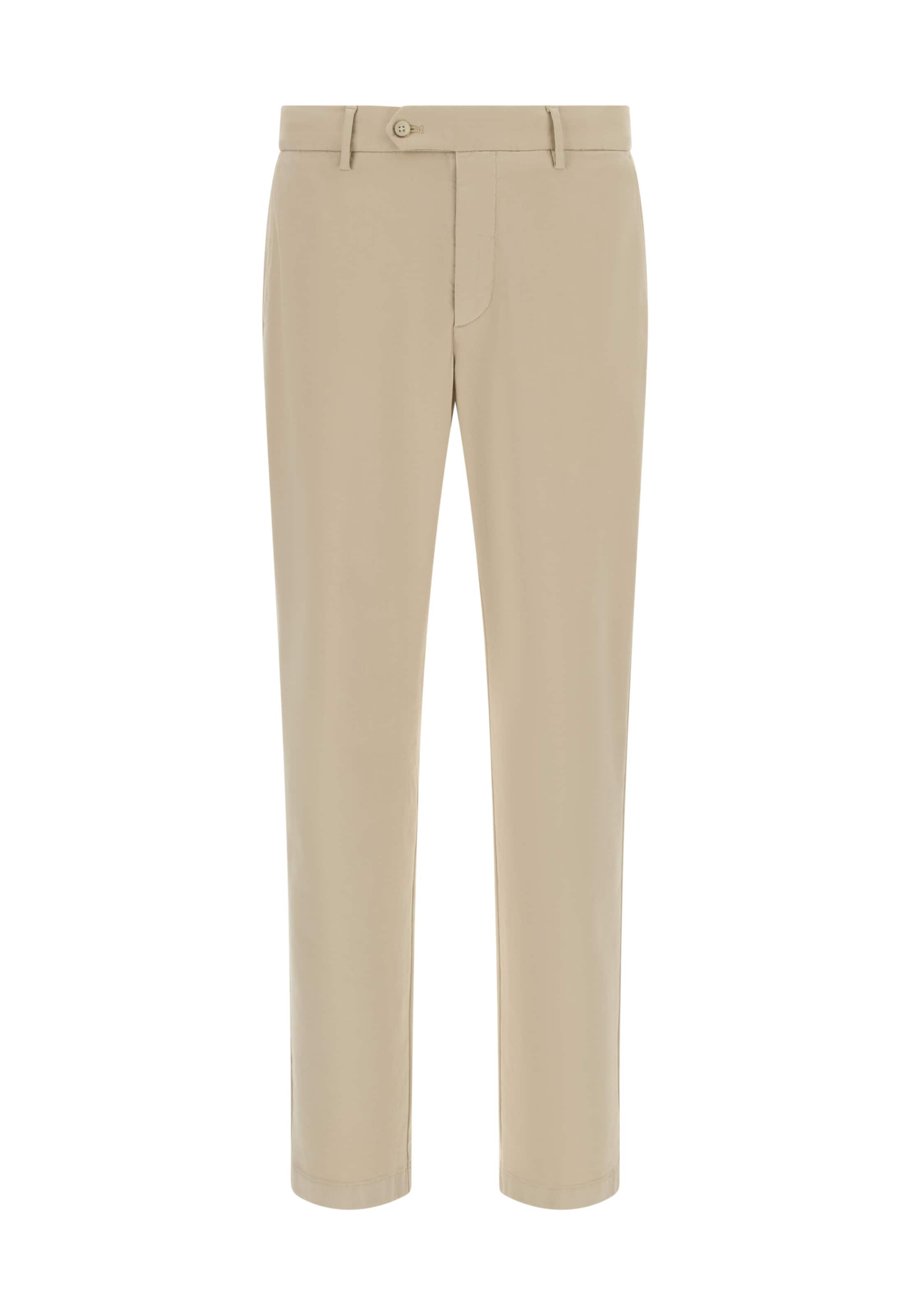 smėlio Boggi Milano Standartinis „Chino“ stiliaus kelnės: priekis